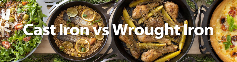 Wrought iron vs cast iron comparison