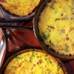 Easy oven baked frittata in AUS-ION pan