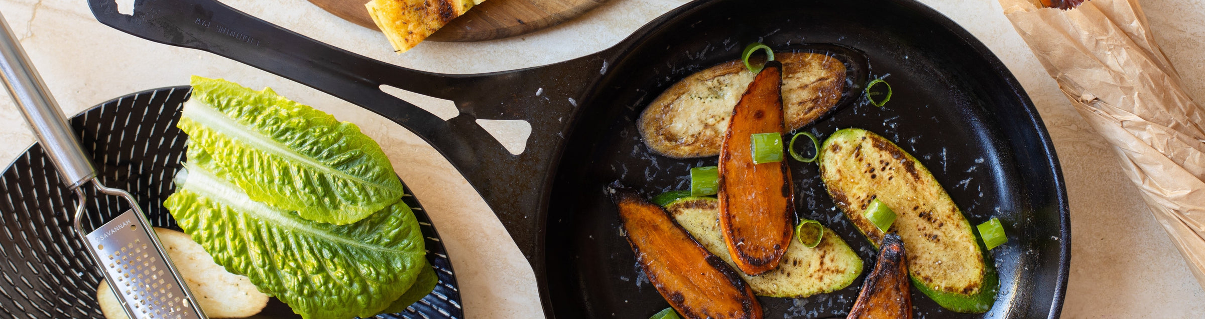 Recipes to build your iron pan's seasoning