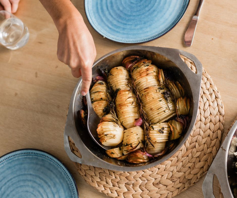 Crispy Potato Bake in the nöni 26cm Deep Baking Pan