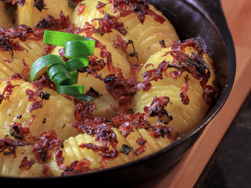 Crispy Hasselback Potatoes