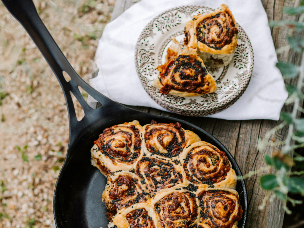 Three Cheese, Vegemite and Jalapeño Scrolls