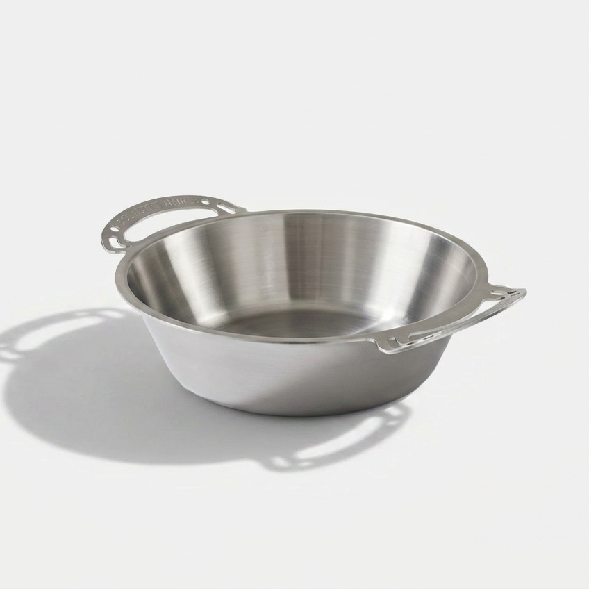 6L Stainless Steel Rondeau & 33cm Frypan-Lid Set