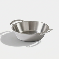 6L Stainless Steel Rondeau & 33cm Frypan-Lid Set