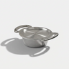 3L Stainless Steel Rondeau & 24cm Frypan-Lid Set