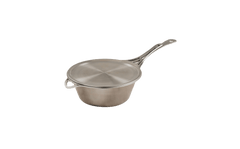 2.5L Stainless Steel Saucepan & 23cm Frypan-Lid Set
