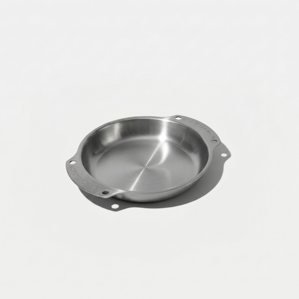 Solidteknics noni 20cm lightweight stainless steel oven-to-table pan with side tabs