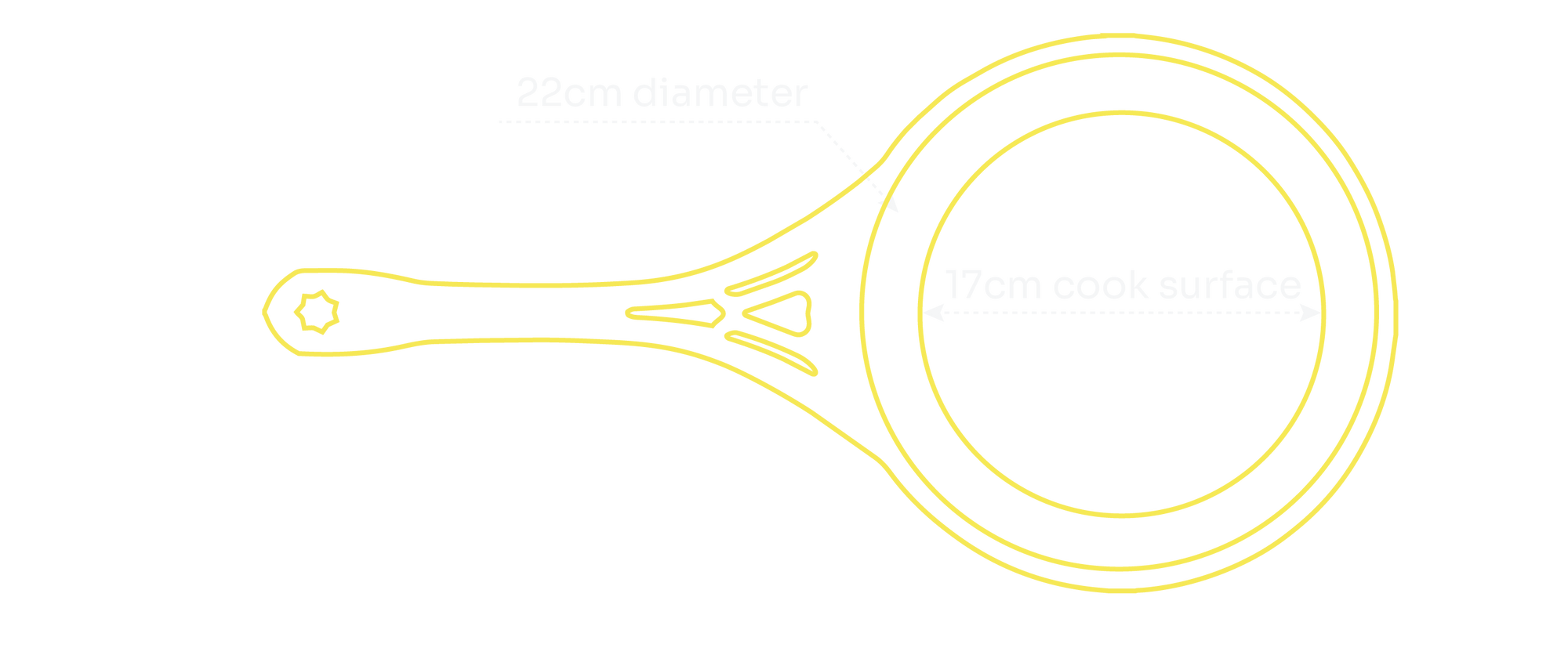 22cm Stainless Steel Sauteuse — specifications