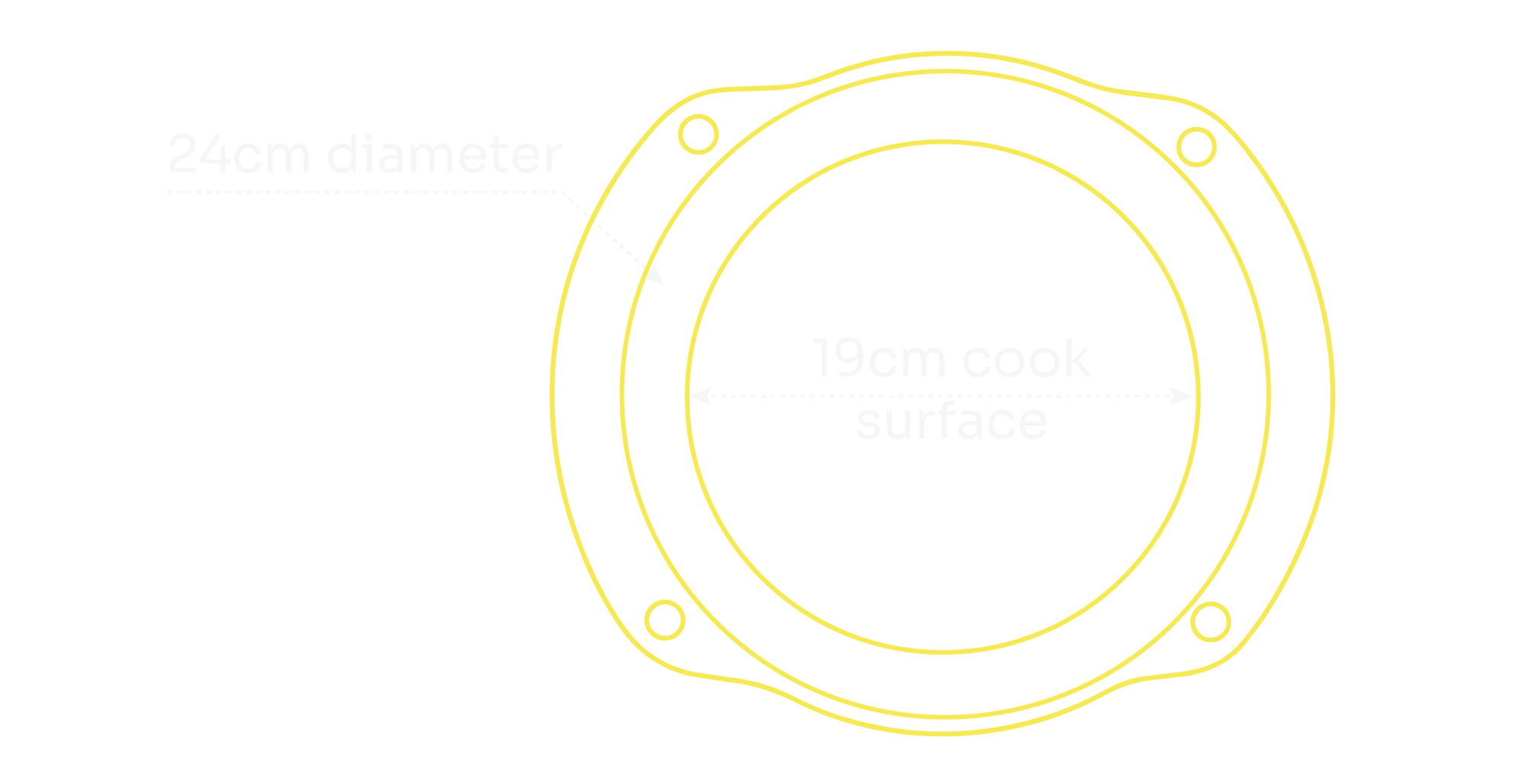 24cm Lightweight Stainless Steel Oven-to-Table Pan - nöni™ — specifications