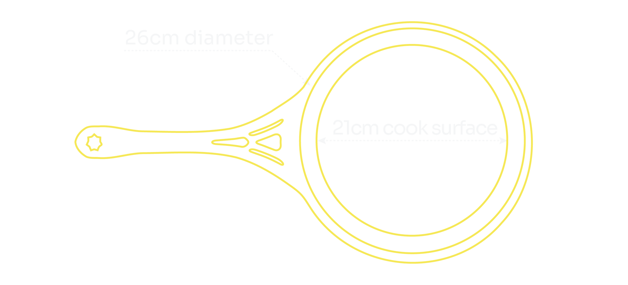 26cm Stainless Steel Frypan — specifications