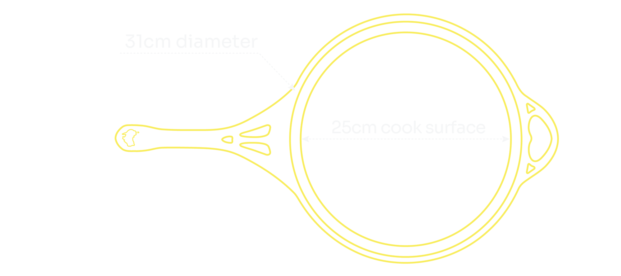 31cm Stainless Steel Sauteuse — specifications