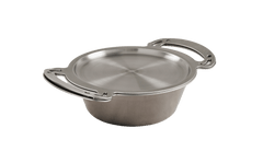 6L Stainless Steel Dutch Oven & 33cm Frypan-Lid Set