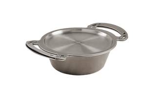 6L Stainless Steel Dutch Oven & 33cm Frypan-Lid Set