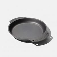 Solidteknics AUS-ION 28cm lightweight wrought iron oven-to-table pan with side tabs