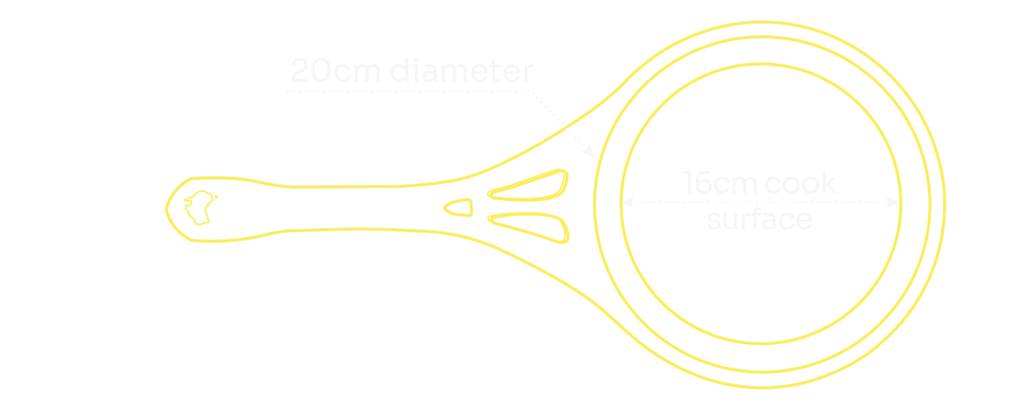 20cm Iron Frypan — specifications