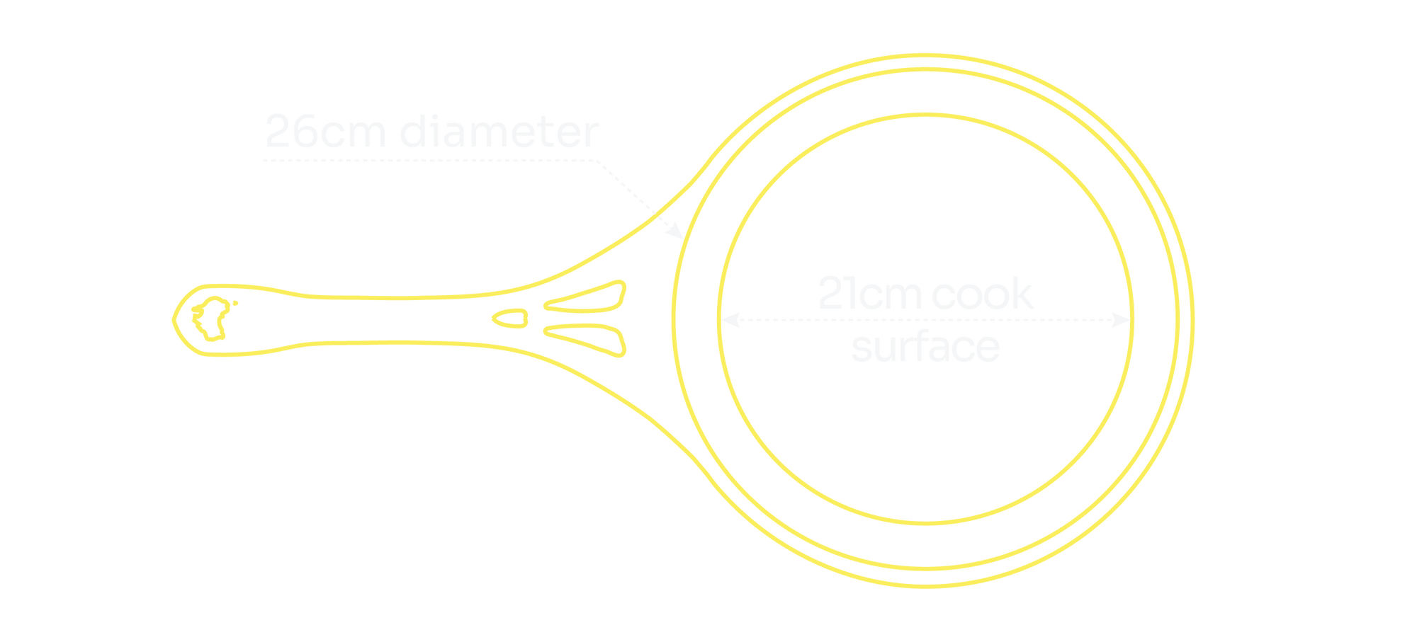 26cm Iron Frypan — specifications