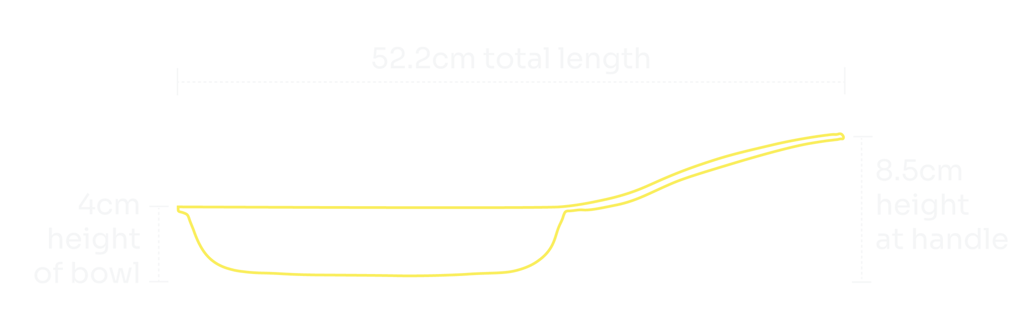 26cm Iron Frypan — specifications