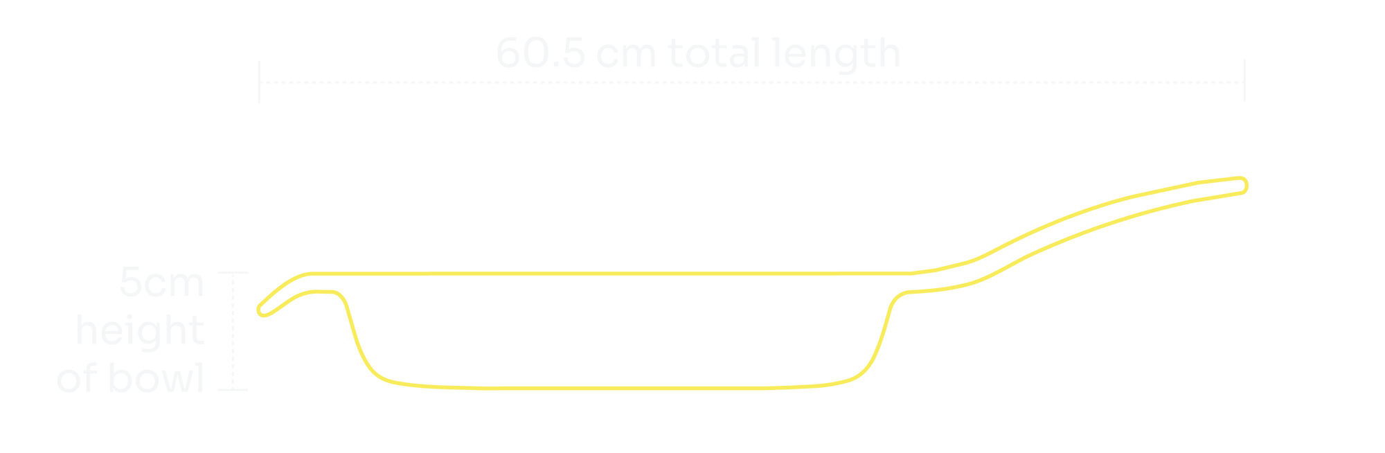 30cm Polished Iron Frypan — specifications