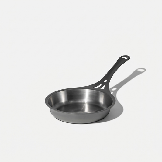 22cm Polished Iron Sauteuse