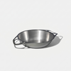 30cm Polished Iron Dual Handle Wok