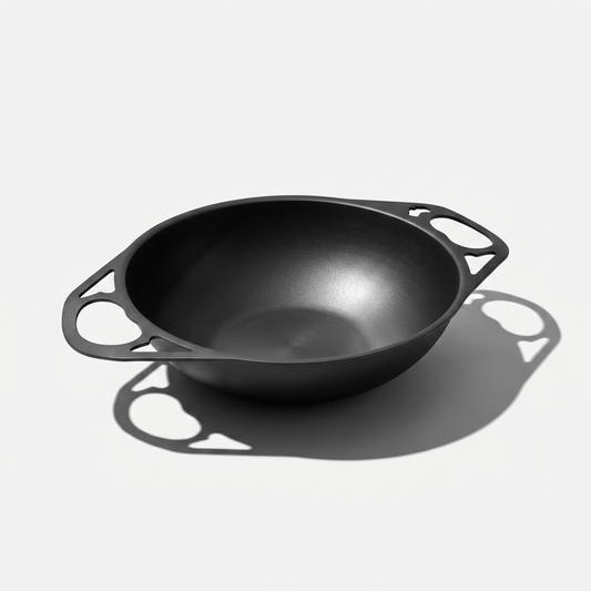 30cm Iron Dual Handle Wok