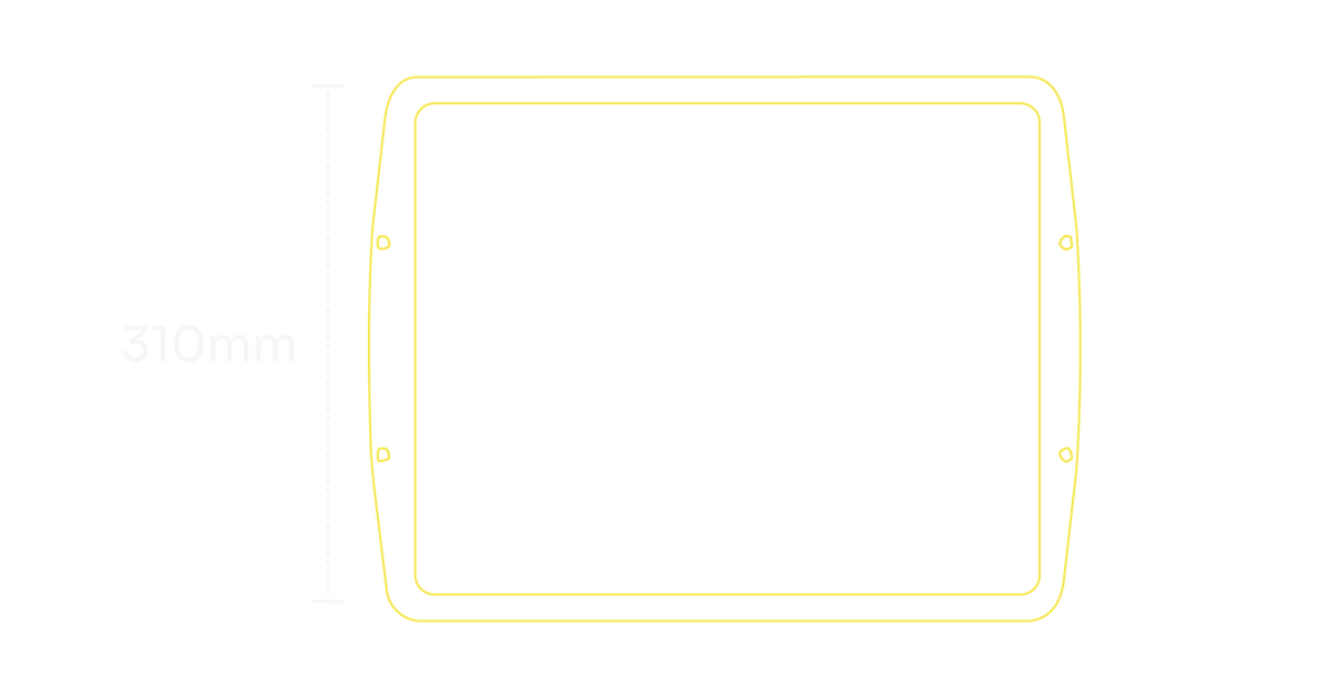 Iron Four-Sided Baking/Oven Tray — specifications