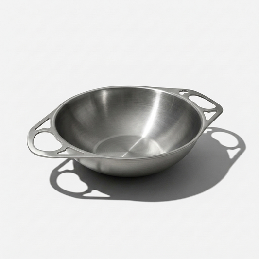 35cm Lightweight Stainless Steel Wok