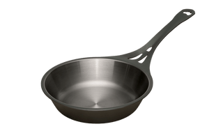 22cm Polished Iron Sauteuse