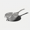 2.5L Stainless Steel Saucepan & 23cm Frypan-Lid Set
