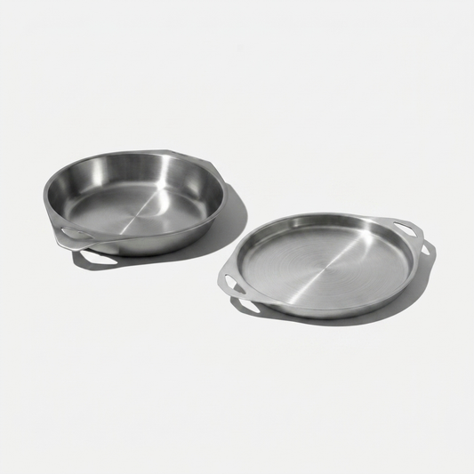31cm Stainless Steel Deep Baking Pan Set - ETA 15 Oct