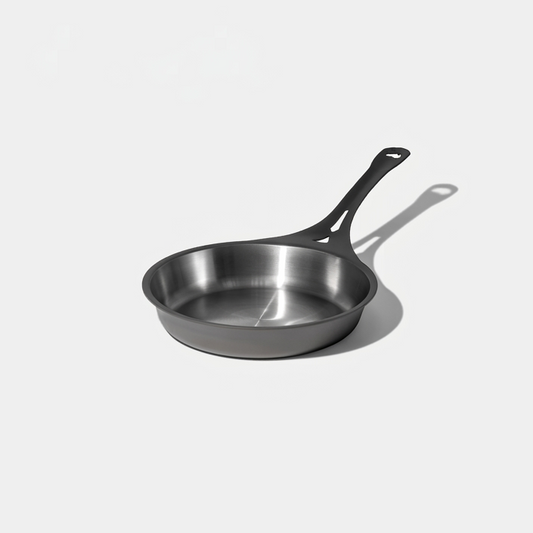 24cm polished iron pan